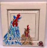 Crazy Chickens Painting
