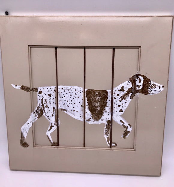 Pointer Dog Painting