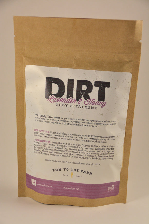 Dirt Lavender & Honey Dry Body Scrub